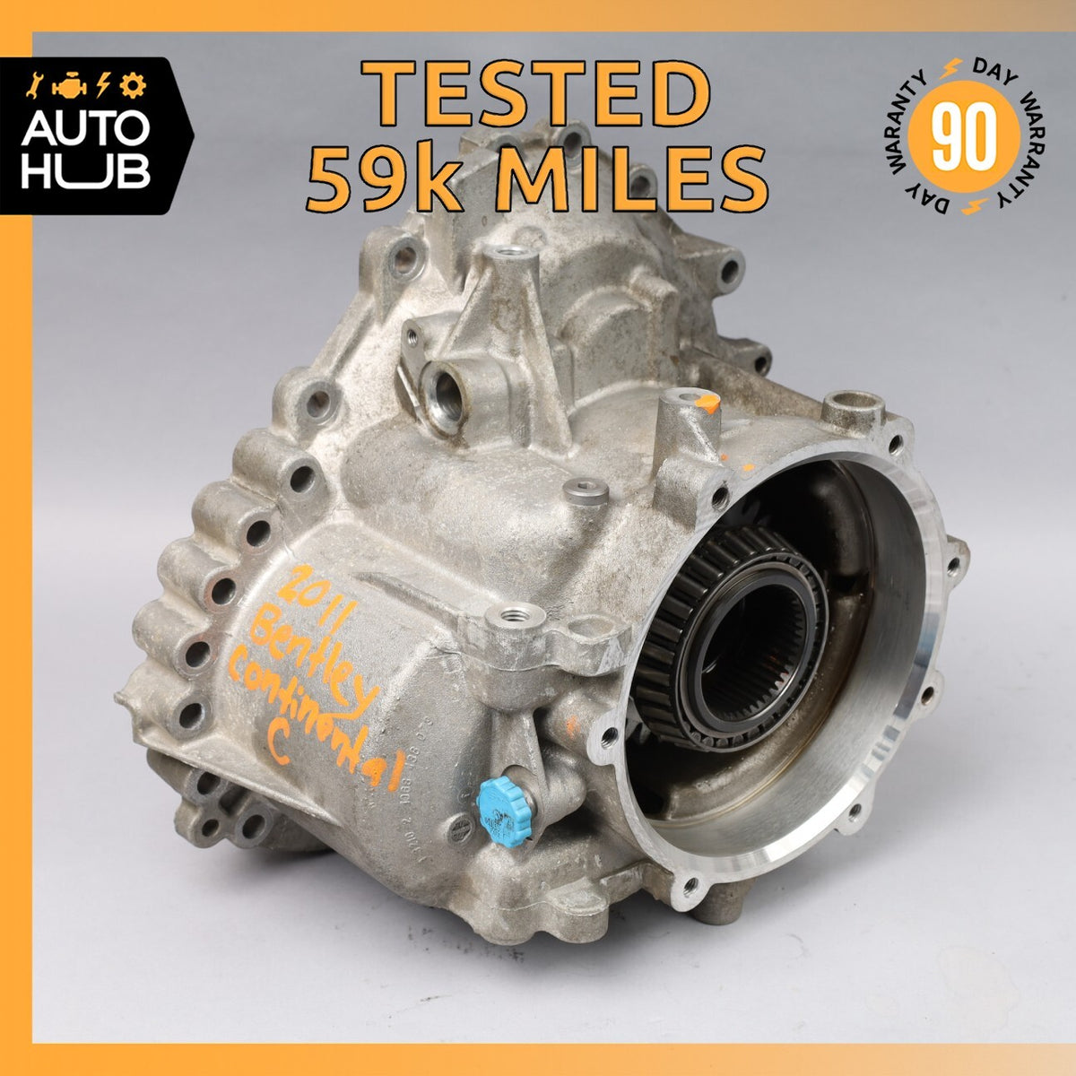 Bentley Continental GTC Automatic Transmission Transfer Case Housing OEM 59k - photo 1