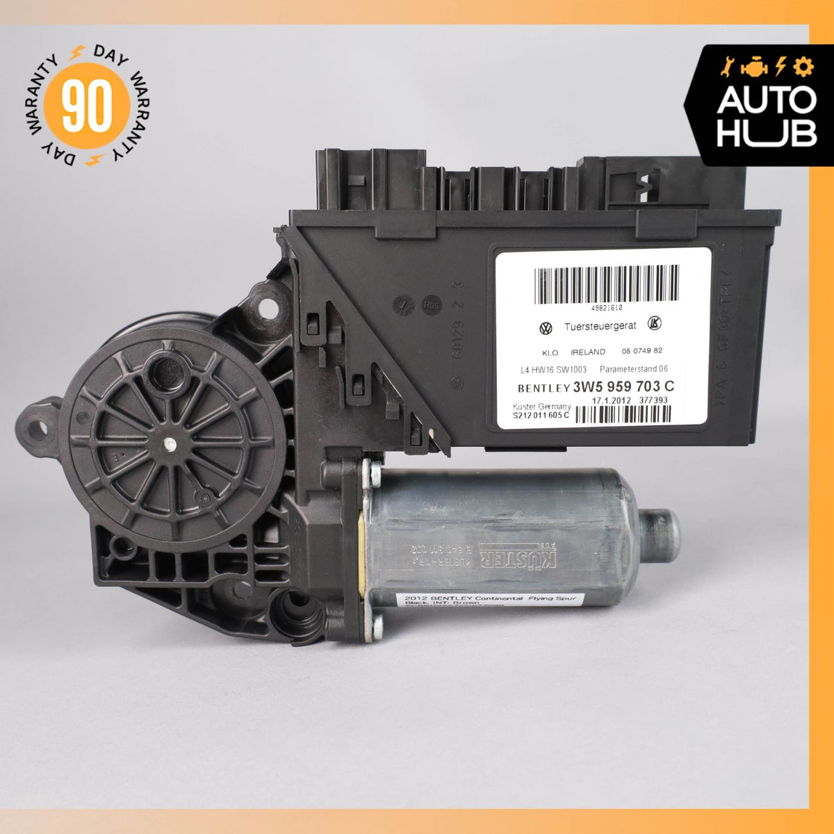 Bentley Continental Flying Spur Rear Left Quarter Window Regulator Motor - photo 7