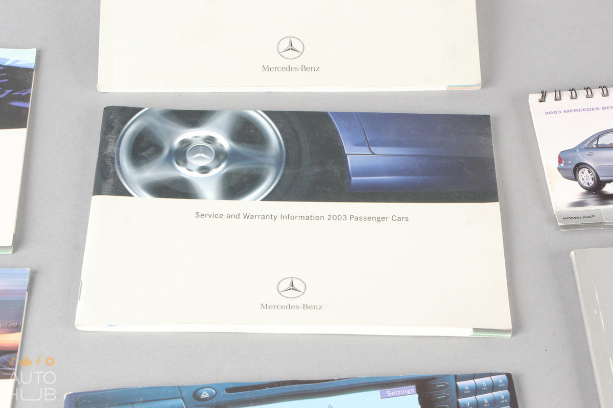 2003 Mercedes-Benz W211 E500 E320 Owner's Operator's Manual Book Assembly OEM - photo 8