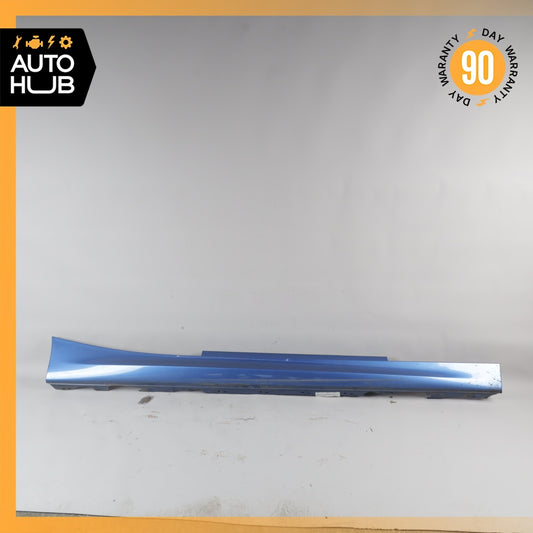 14-21 BMW F22 M235i M Sport Right Side Skirt Molding Rocker Panel Blue OEM - photo 1