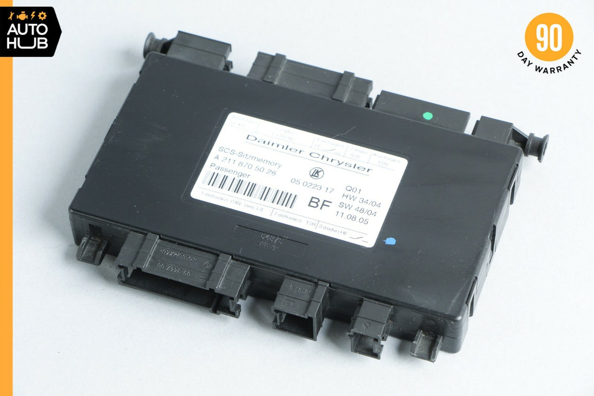 03-12 Mercedes W219 CLS55 AMG E550 Front Right Seat Control Module OEM 74k - photo 3