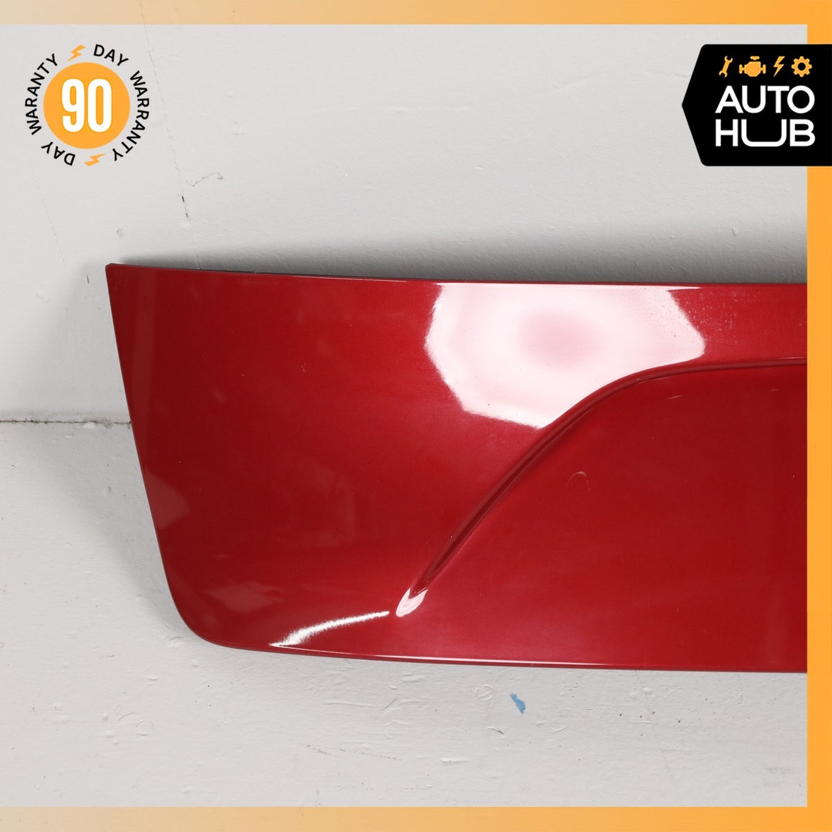 17-26 Alfa Romeo 949 Stelvio Trunk Lid License Plate Holder Red OEM 72k - photo 2