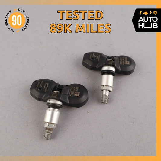 BMW E88 128i X6M TPMS Tire Pressure Monitor Sensor Set of 2 6790054 OEM - photo 1