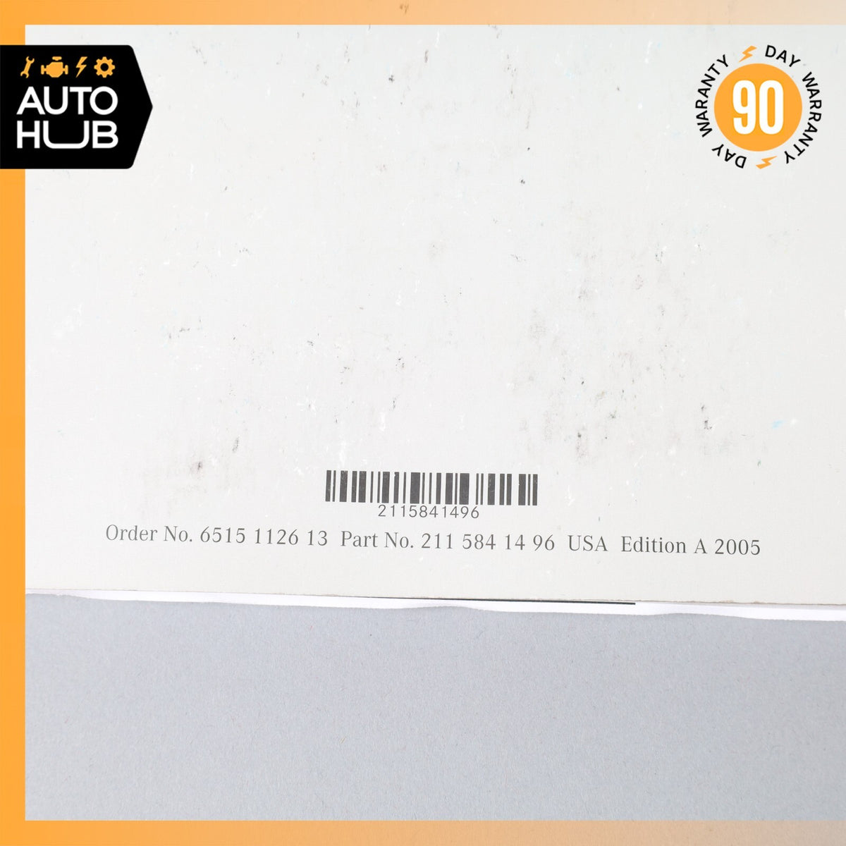 2005 Mercedes-Benz W211 E320 Operator's Owner's Manual Book Assembly OEM - photo 12