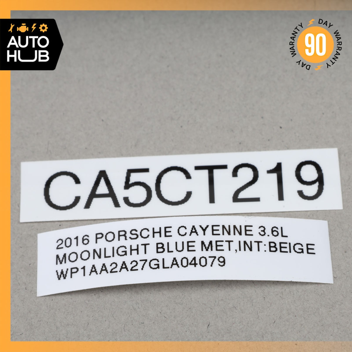 11-18 Porsche Cayenne 958 3.6L Oxygen O2 Sensor Lambda 03H906262R OEM - photo 8