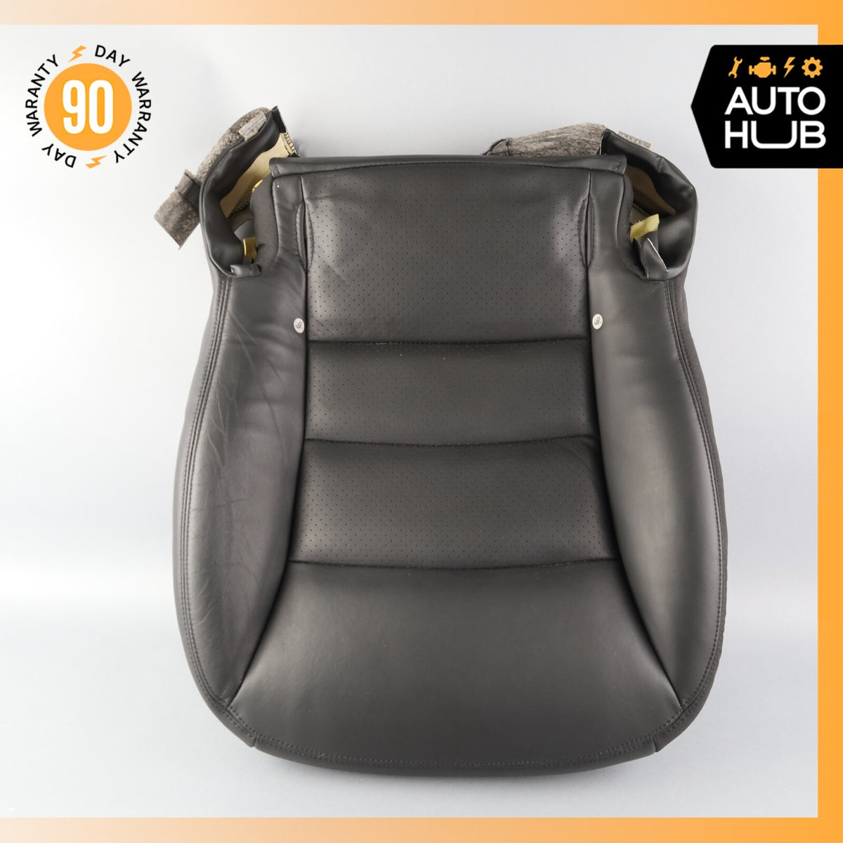 2005 Chevrolet Corvette C6 Front Right Bottom Lower Seat Cushion Black OEM - photo 1