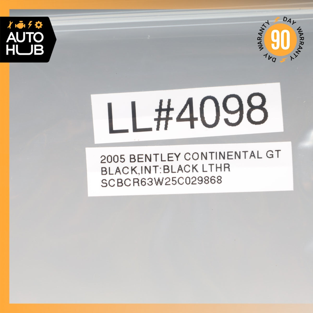 03-07 Bentley Continental GT GTC Front Left Acceleration Sensor Module Unit OEM - photo 12