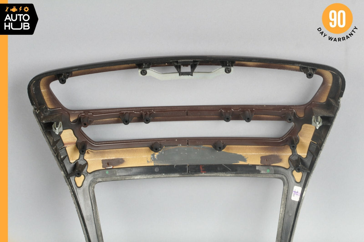 07-14 Mercedes W216 CL600 CL65 V12 Center Console Command Unit Radio Bezel Trim - photo 10