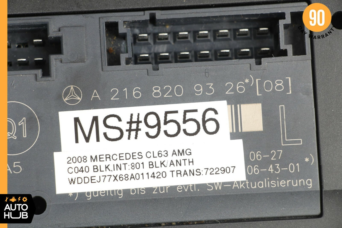 07-13 Mercedes W216 CL550 CL63 AMG Front Left Under Seat Control Module OEM - photo 9