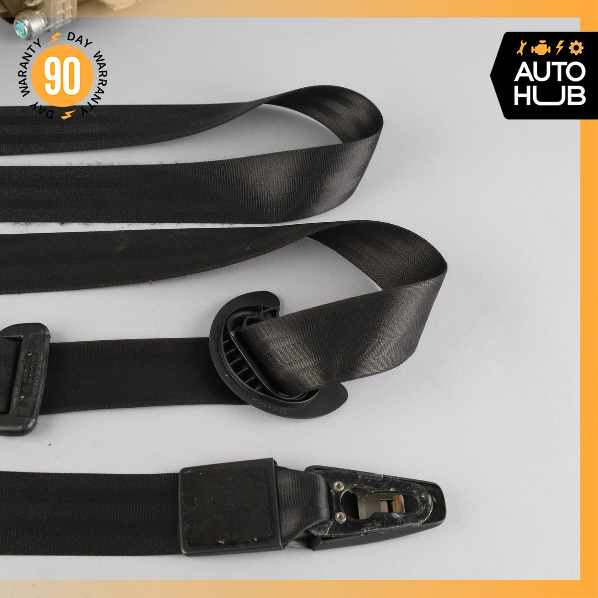 11-18 Porsche Cayenne 958 Front Left Driver Side Seat Belt Black OEM - photo 12