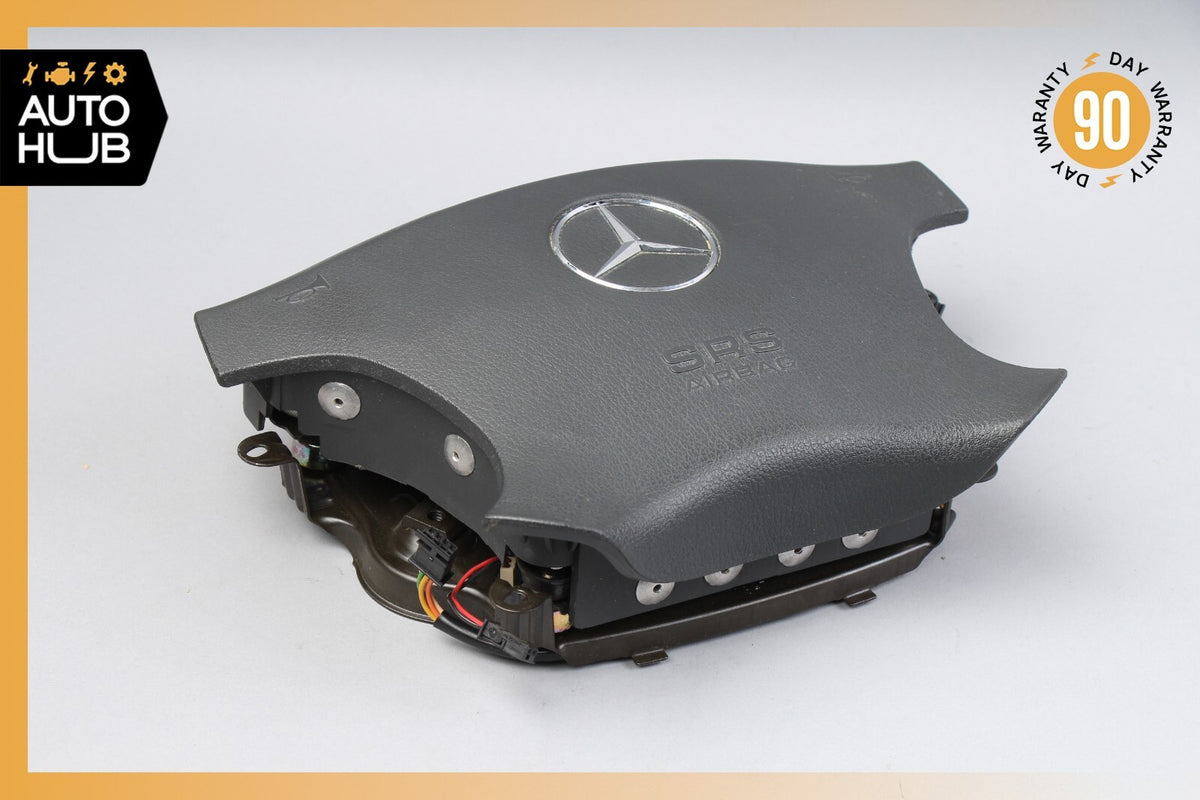 00-06 Mercedes W220 S500 CL500 S55 AMG Steering Wheel Air Bag Airbag Black OEM - photo 6