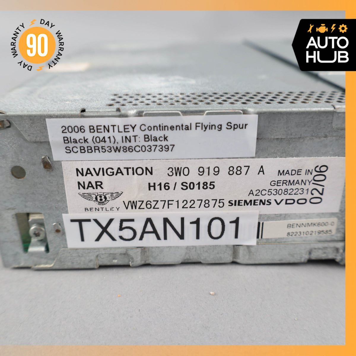 03-06 Bentley Continental Flying Spur GT Navigation CD Disc Player GPS OEM 67k - photo 10
