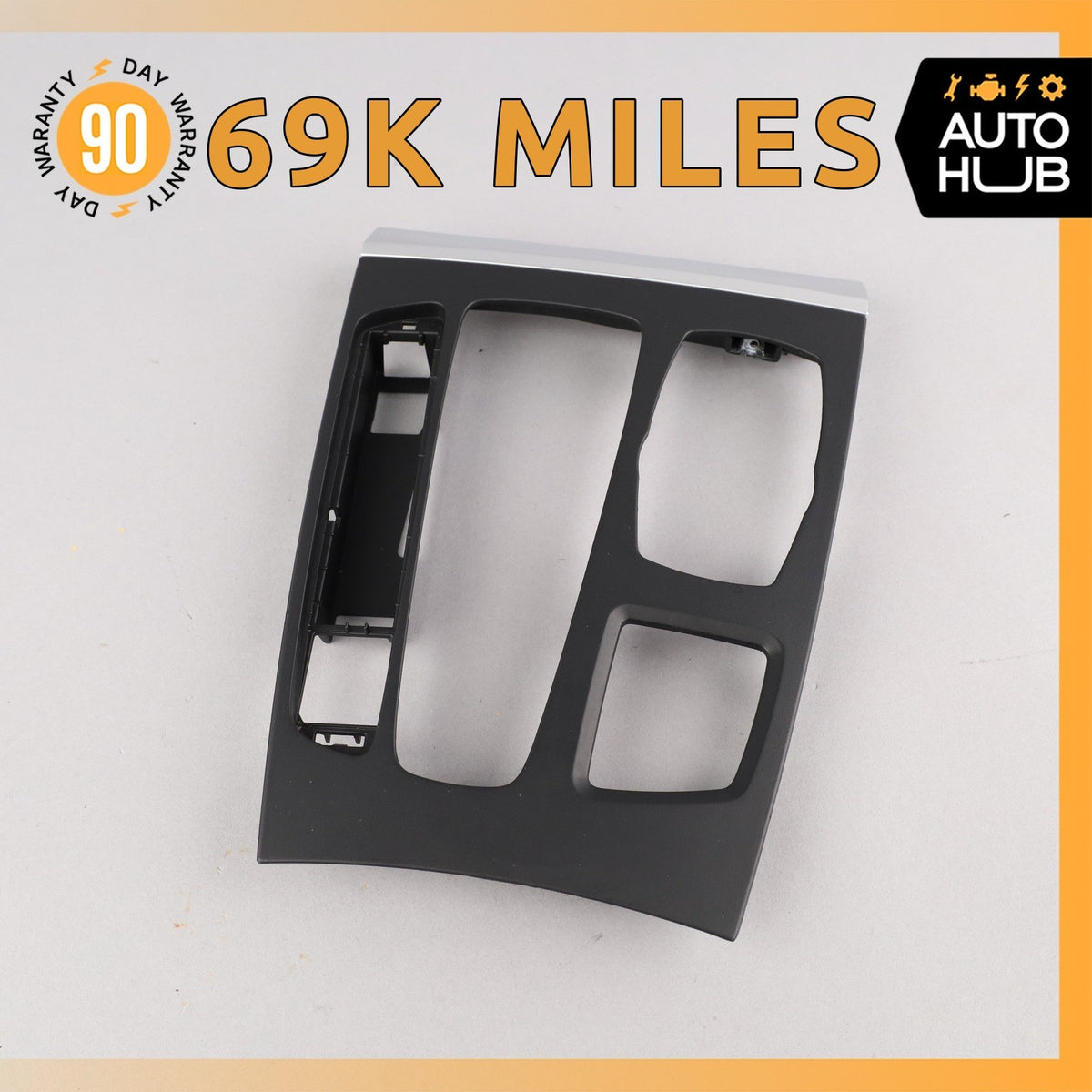 14-17 BMW F15 X5 Center Console Shifter Cover Panel Trim Bezel 51169252115 OEM - photo 1