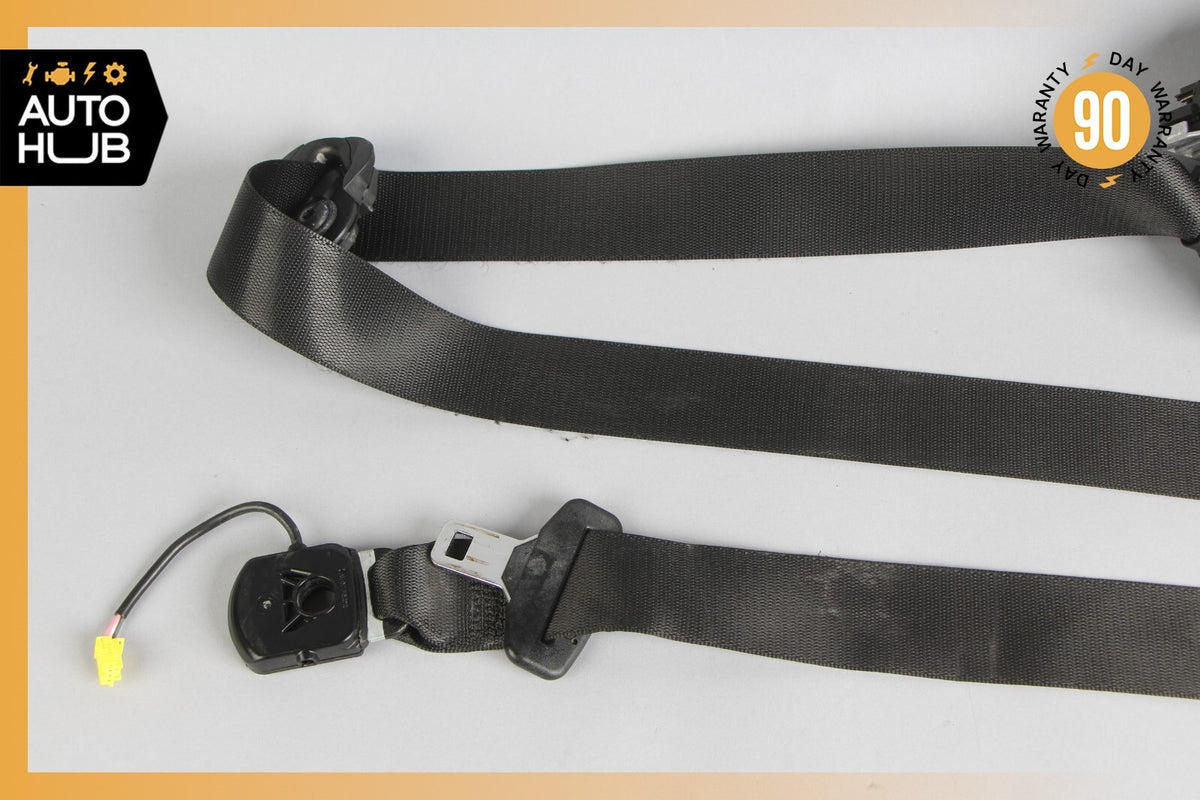 07-10 Mercedes W221 S550 S63 AMG Front Right Passenger Side Seat Belt Black OEM - photo 4