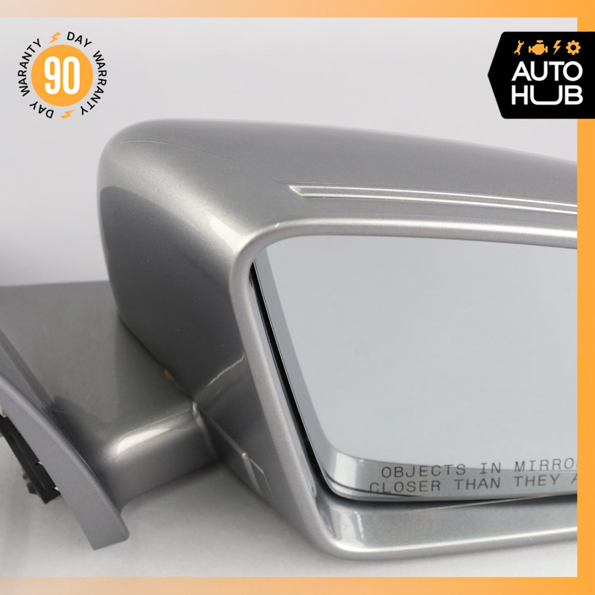 10-13 Mercedes W221 S550 S400 Right Side Rear View Door Mirror w/Blind Spot OEM - photo 4