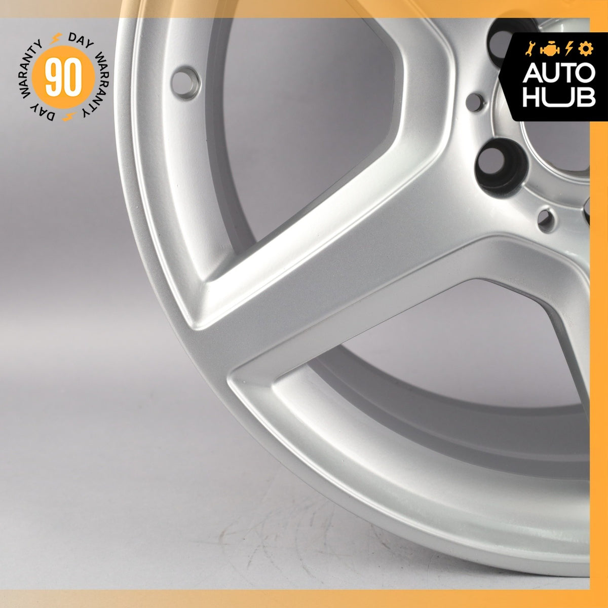 Mercedes W211 E350 E55 CLS55 AMG 9 x 18 18" Rear Wheel Rim 2114016702 OEM - photo 5