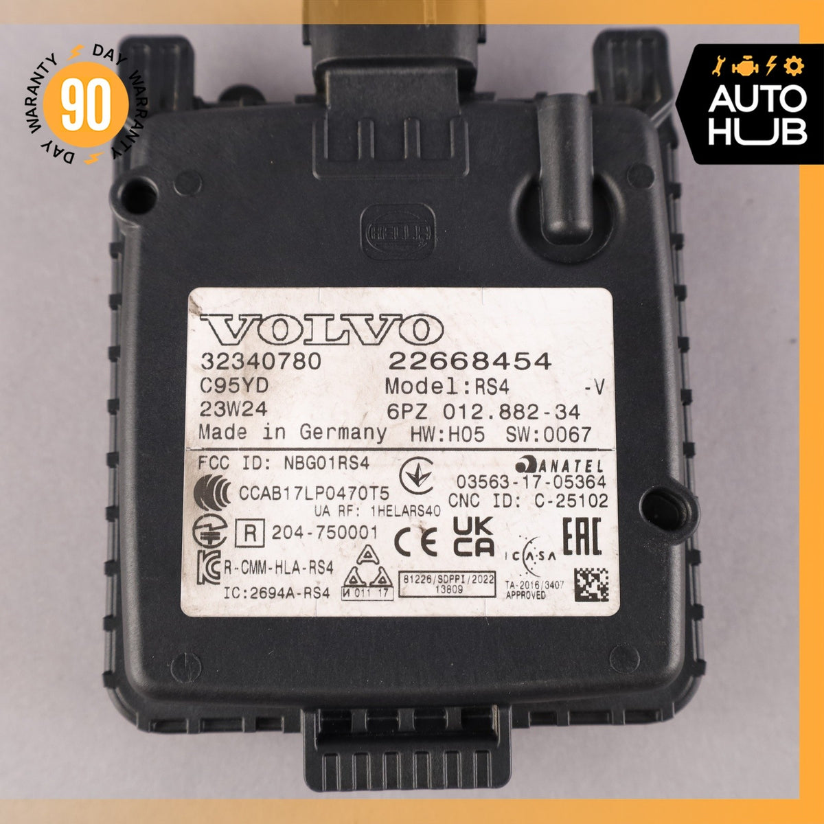23-25 Volvo S60 Rear Bumper Blind Spot Radar Distance Sensor Module OEM 60k - photo 9