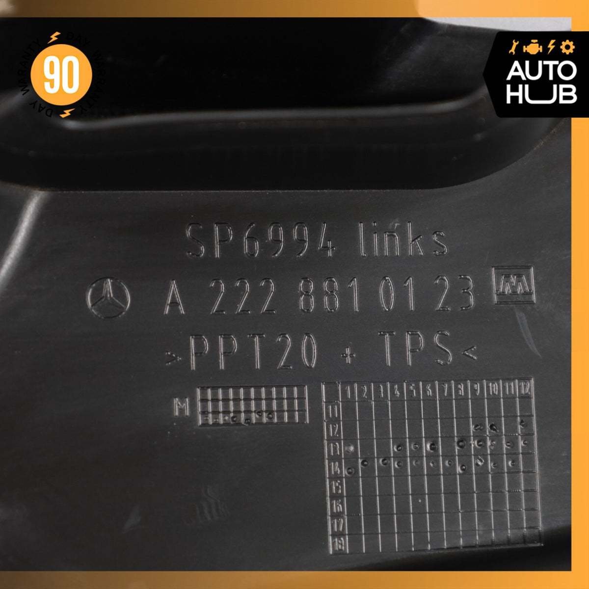 Mercedes W222 S550 Left Driver Side Engine Compartment Cover Trim OEM - photo 6
