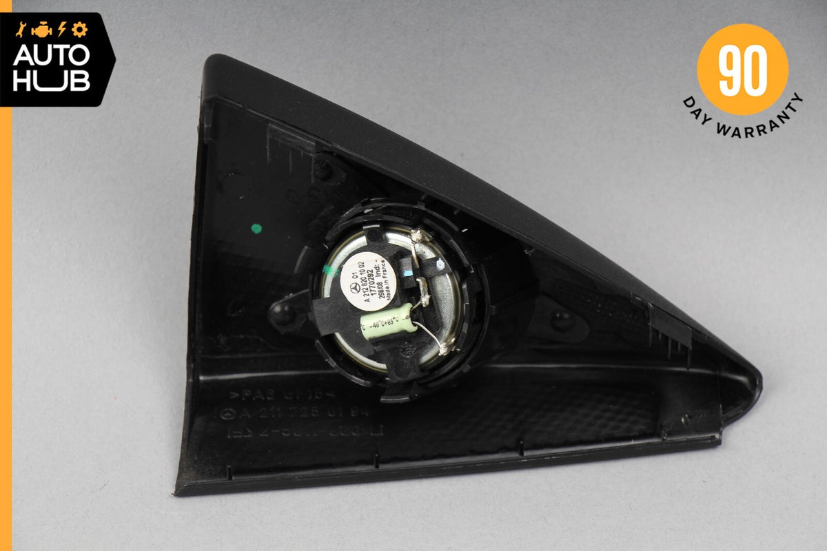 07-09 Mercedes W211 E350 E63 AMG Front Left Tweeter Speaker Cover Black OEM - photo 7