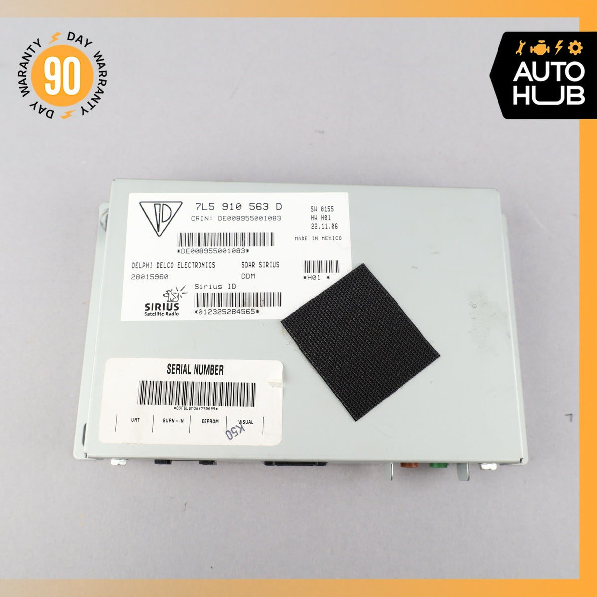 Porsche Cayenne 955 Satellite Radio Receiver Control Module Unit 7L5910563D OEM - photo 6