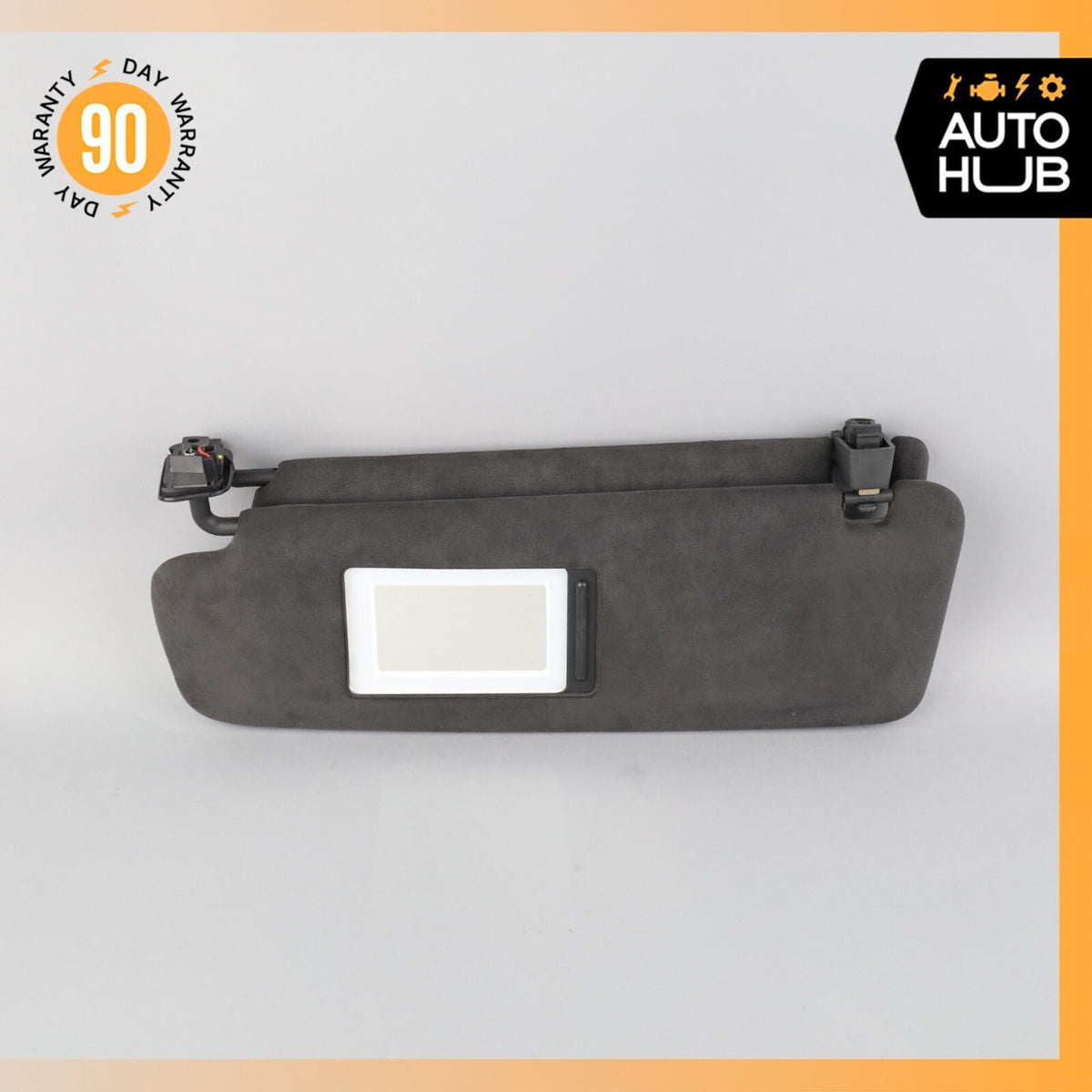 11-14 Porsche Cayenne 958 Turbo Sun Visor Sunvisor Left Side Suede OEM - photo 1