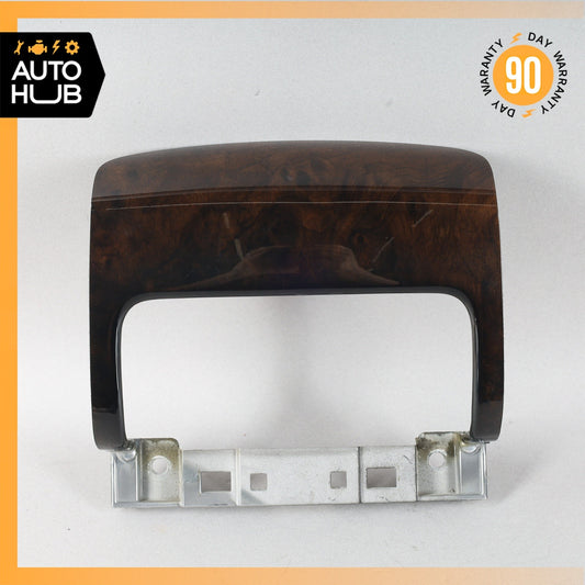 07-11 Bentley Continental GTC Rear Center Console Trim Bezel Wood OEM - photo 1