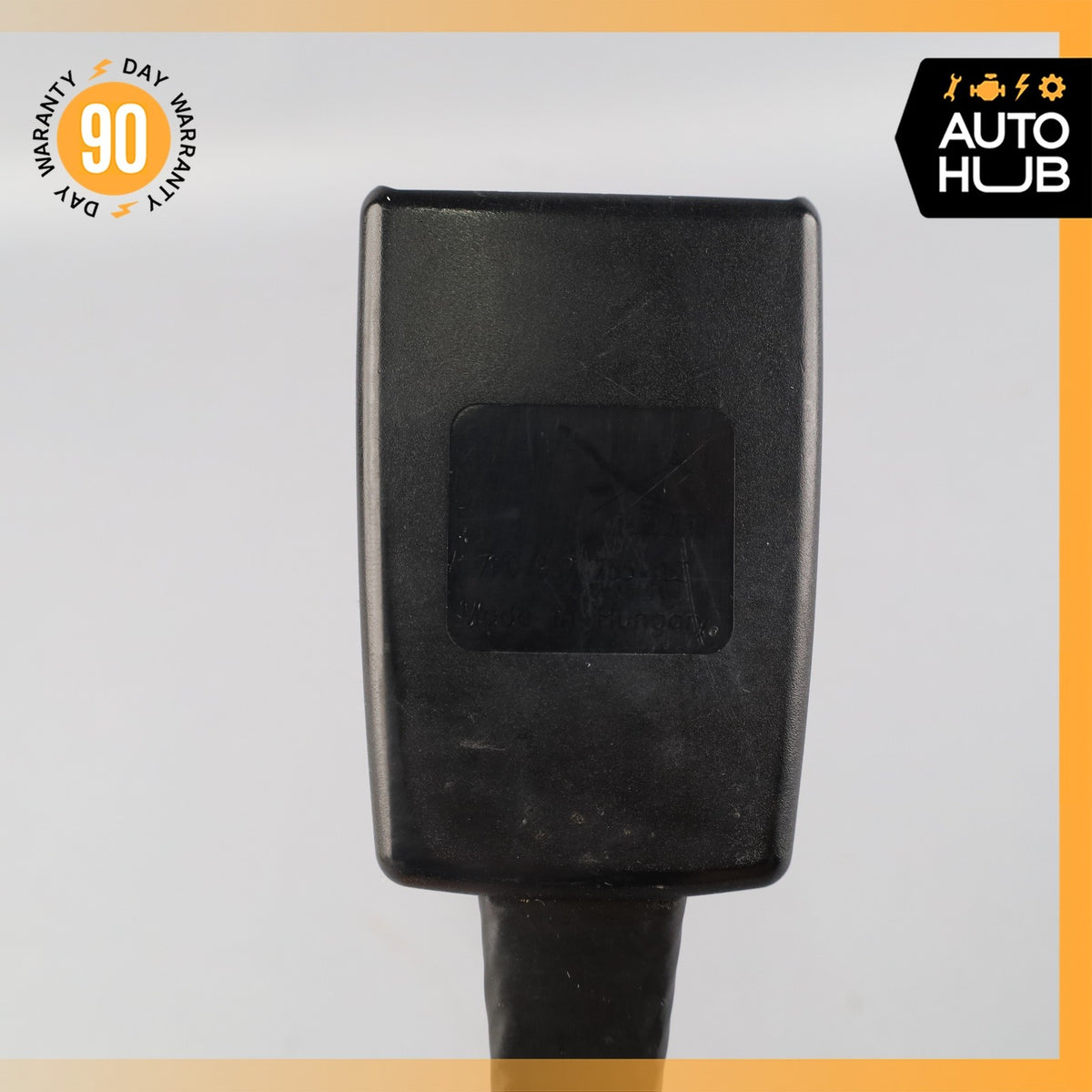 11-18 Porsche Cayenne 958 Front Left Seat Belt Buckle Black 7P0857755 OEM - photo 8
