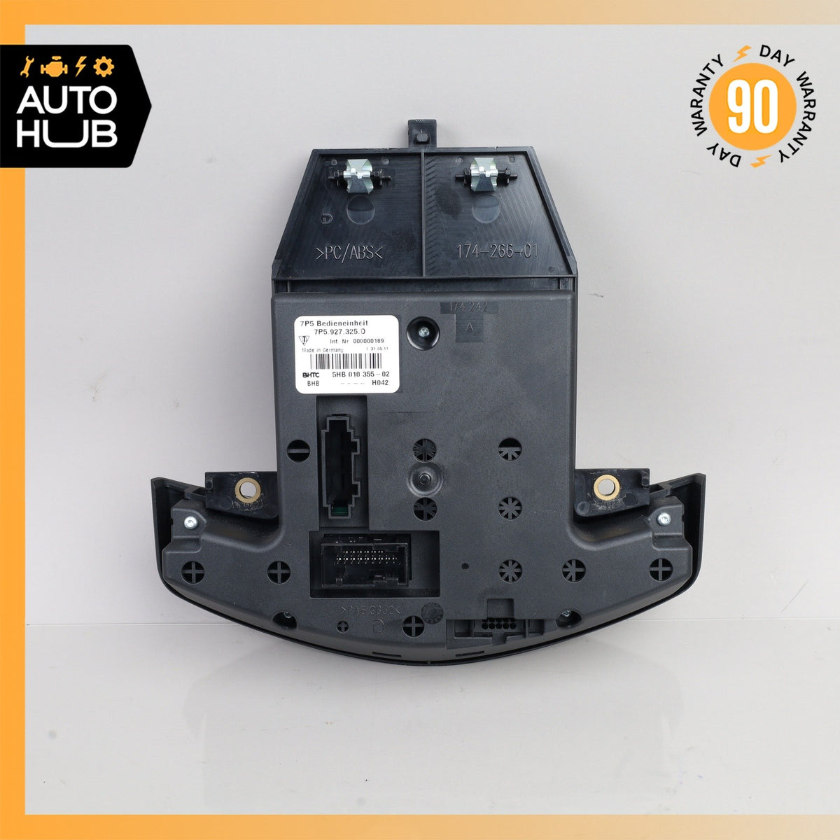 11-14 Porsche Cayenne 958 S Hybrid Rear Seat Heat Lock Switch Control Panel OEM - photo 9