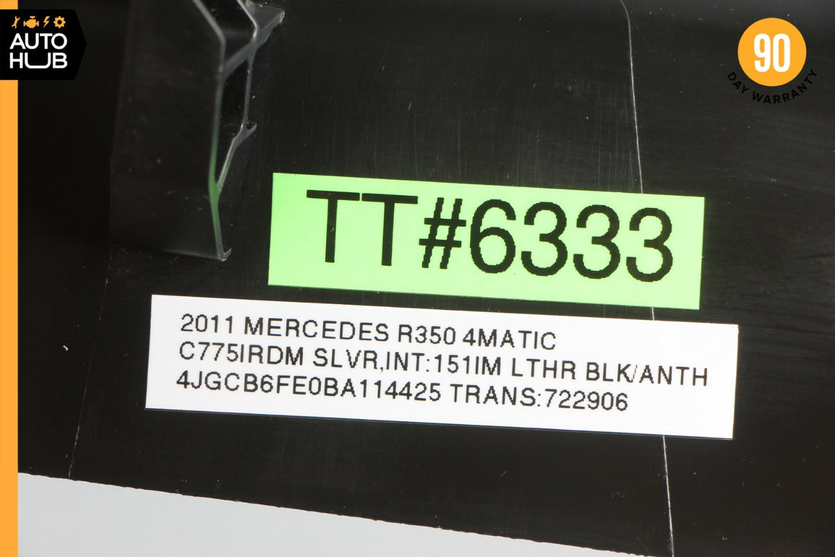 06-13 Mercedes W251 R350 R500 Dash Board Trim Panel Left Driver Side Black OEM - photo 12