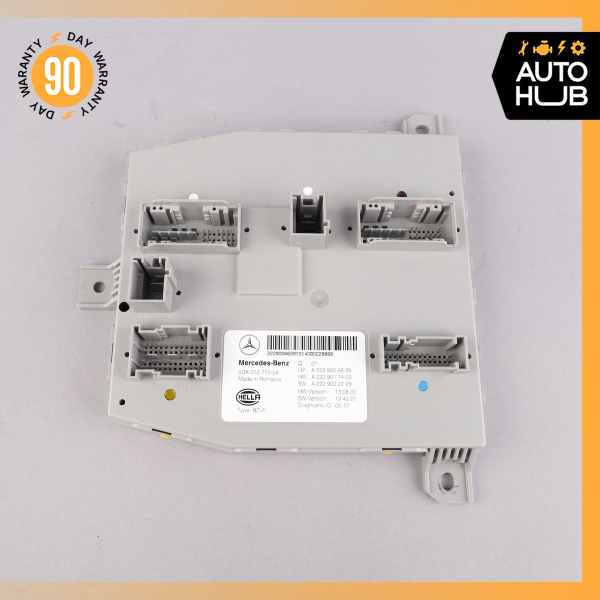Mercedes W222 S550 S65 AMG Front SAM Acquisition Control Module 2229006609 OEM - photo 7