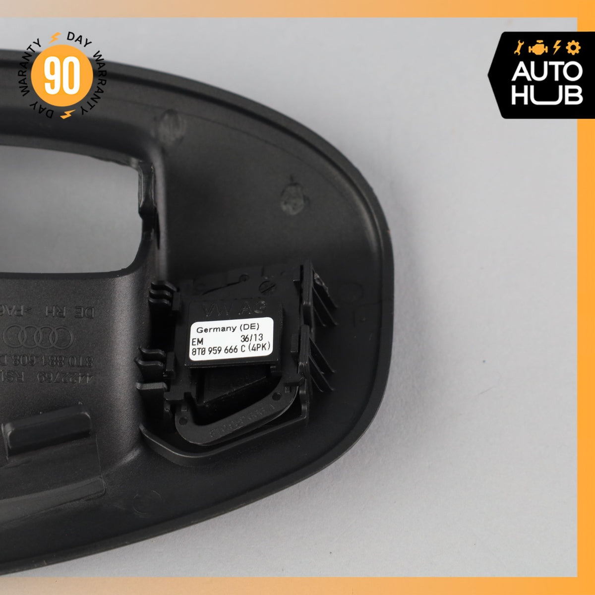 Audi S5 Front Right Passenger Seat Slide Switch w/ Handle Black 8T0881608D OEM - photo 5