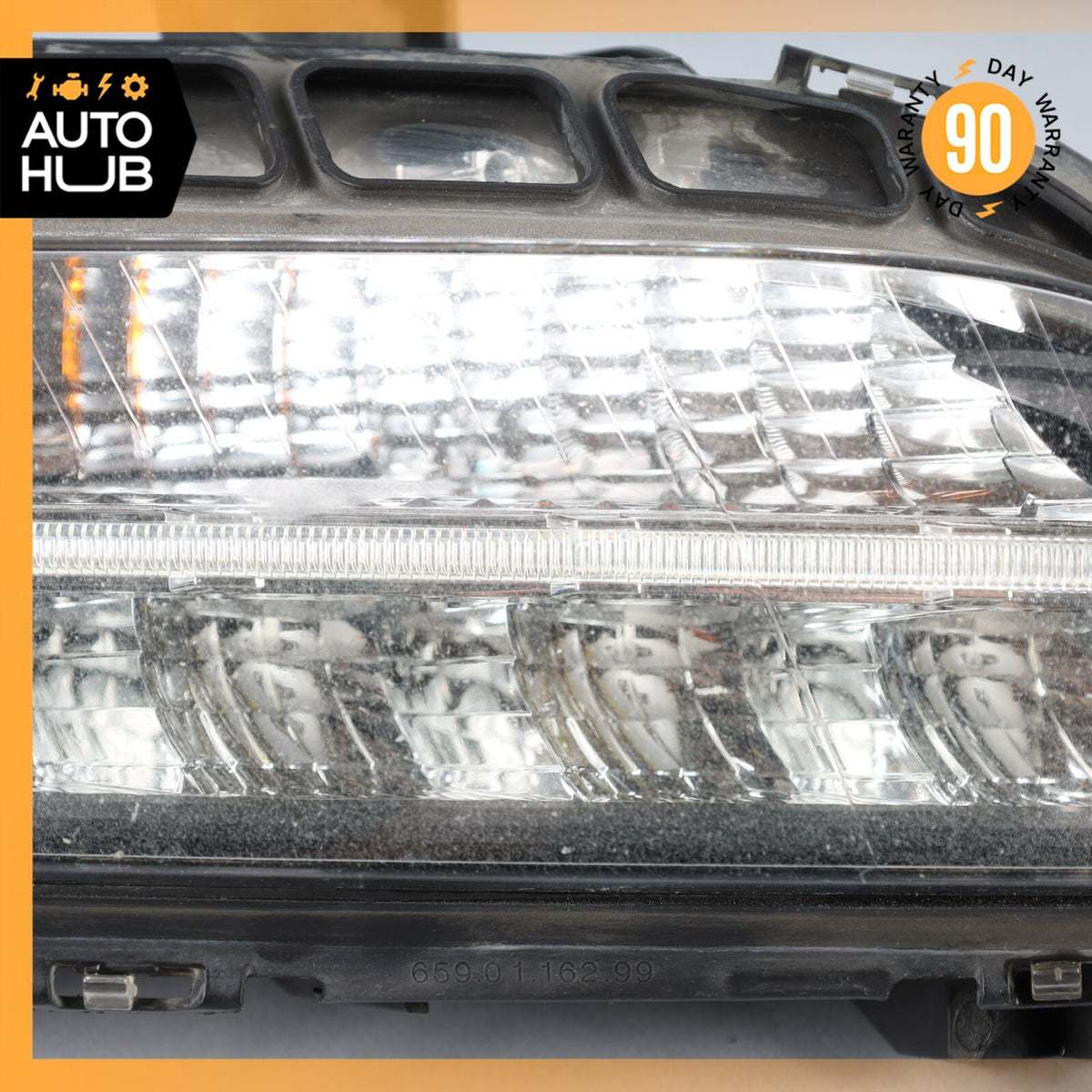 Porsche Panamera 970 Right Side DRL Daytime Running Light Fog Lamp OEM 89k - photo 4