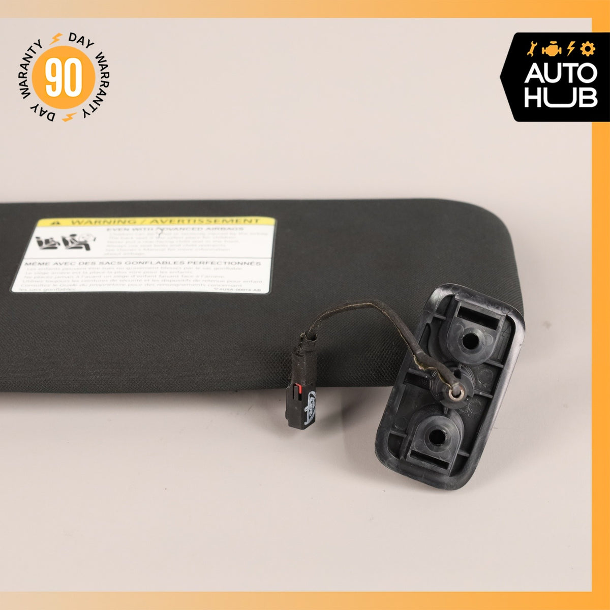 LR Range Rover Sport L494 L405 Right Sunvisor Sun Visor Shade Black OEM - photo 7