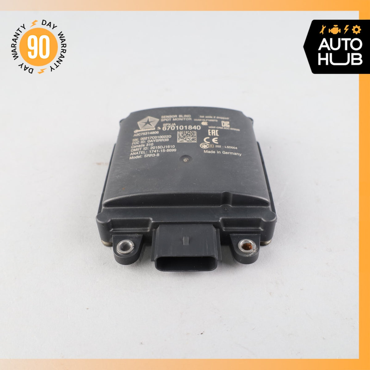 2018 Maserati Levante M161 Rear Left or Right Blind Spot Radar Sensor Module OEM - photo 6