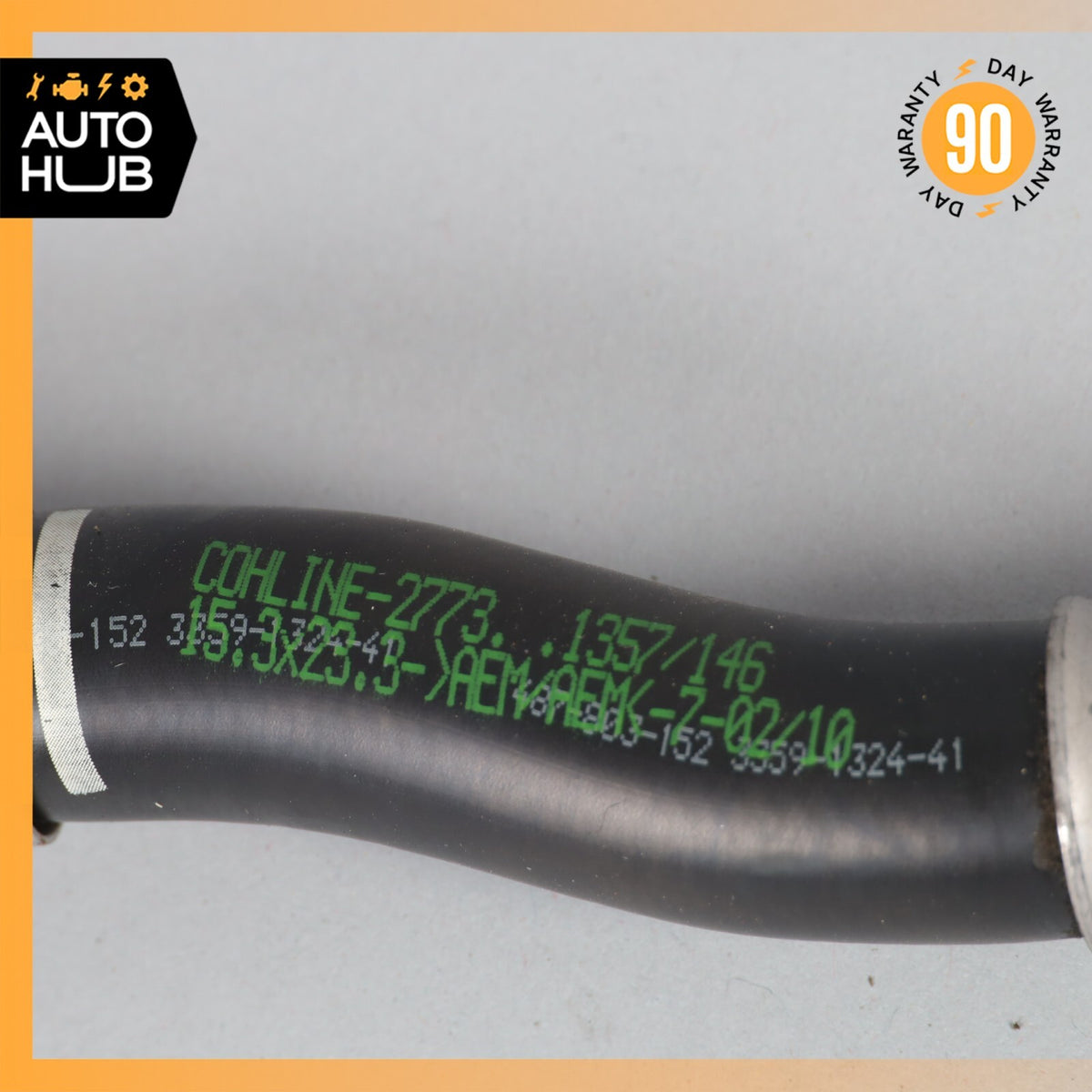 2011 BMW F10 550i N63 4.4L V8 RWD Transmission Oil Cooler Pipe Line OEM - photo 11