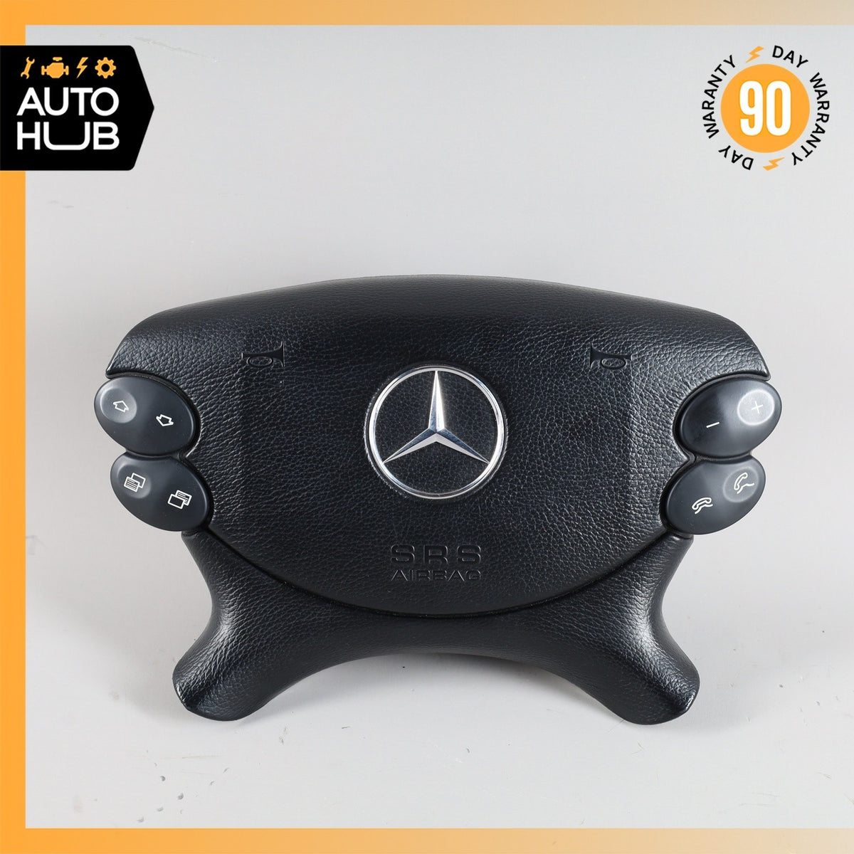 Mercedes R230 SL500 SL55 CLK500 E350 Steering Wheel Airbag Air Bag Black OEM 88k - photo 2