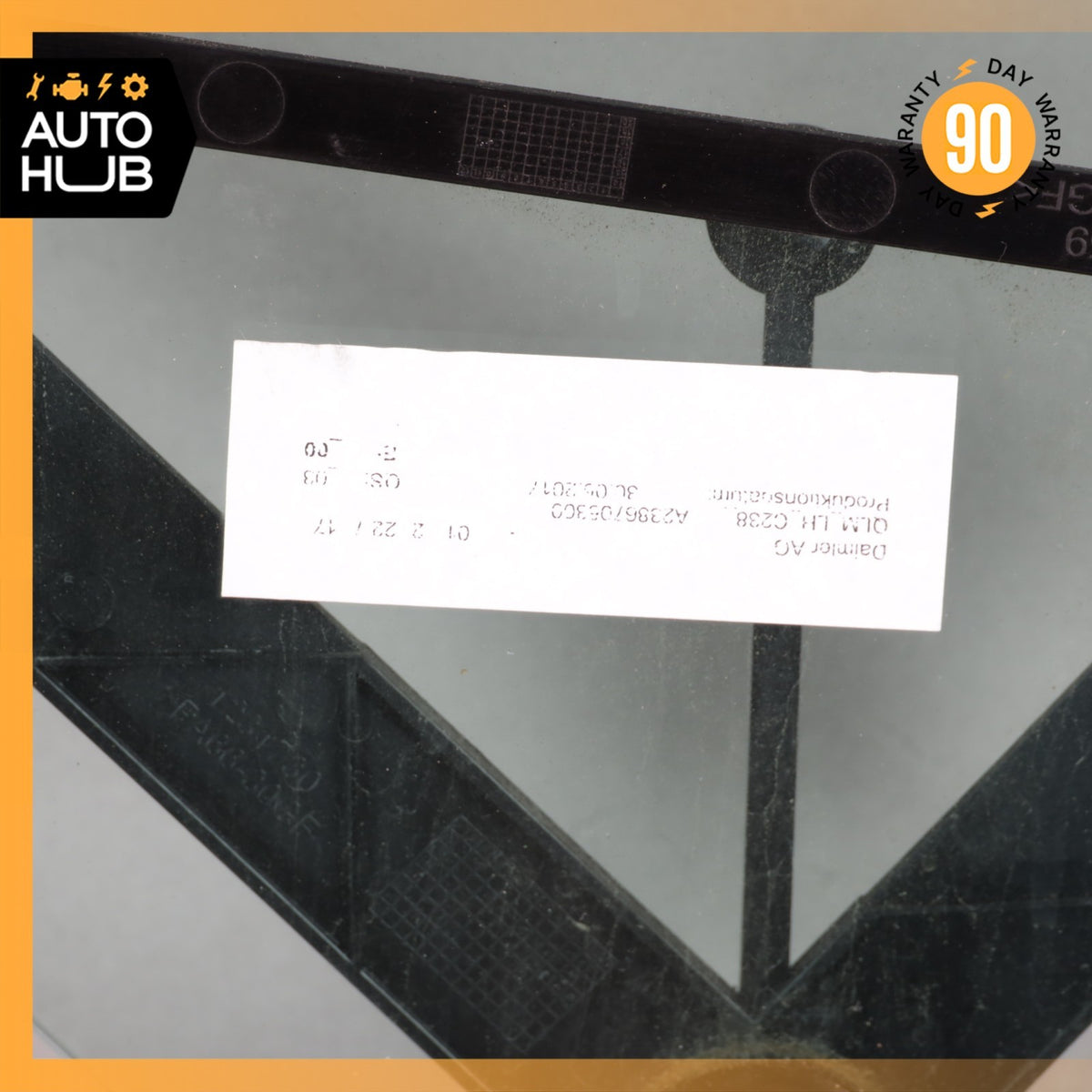 18-23 Mercedes W238 E400 E450 Coupe Rear Left Side Quarter Window Glass OEM - photo 15