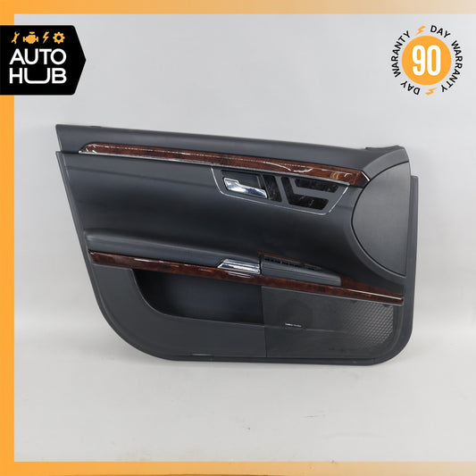 07-09 Mercedes W221 S600 Front Left Driver Side Door Panel Exclusive Black OEM - photo 1