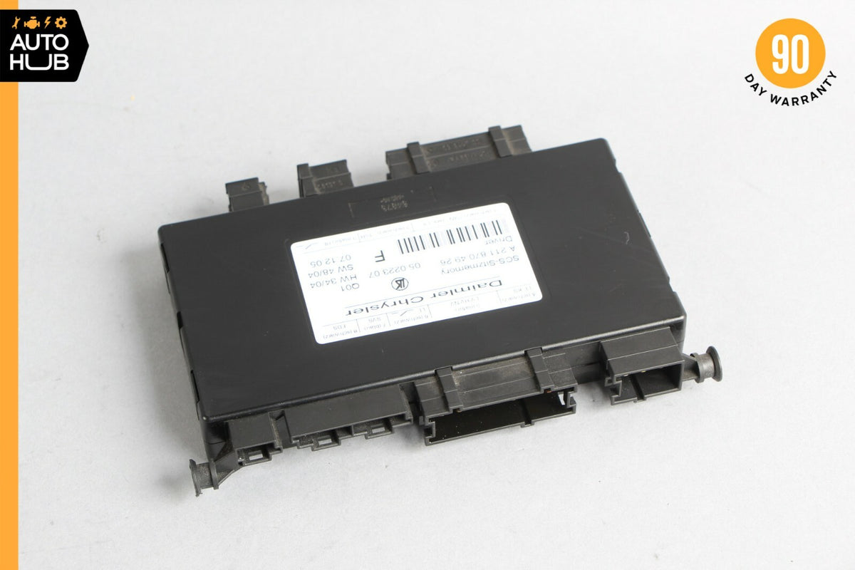 03-12 Mercedes W219 CLS500 SLK350 GL550 E320 Seat Control Module Left Side OEM - photo 3