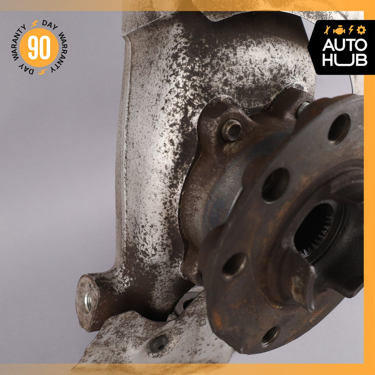 11-18 Porsche Cayenne 958 Front Left Knuckle Spindle 7P0615311B OEM - photo 8