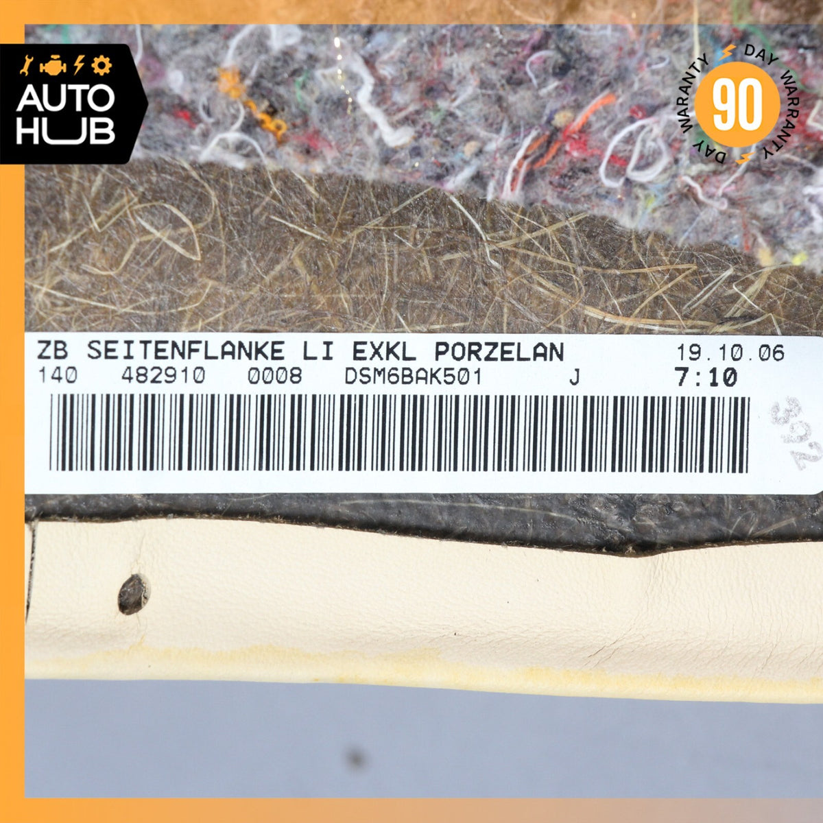 07-12 Mercedes R230 SL600 SL65 AMG Rear Left Interior Trim Panel Designo OEM - photo 11