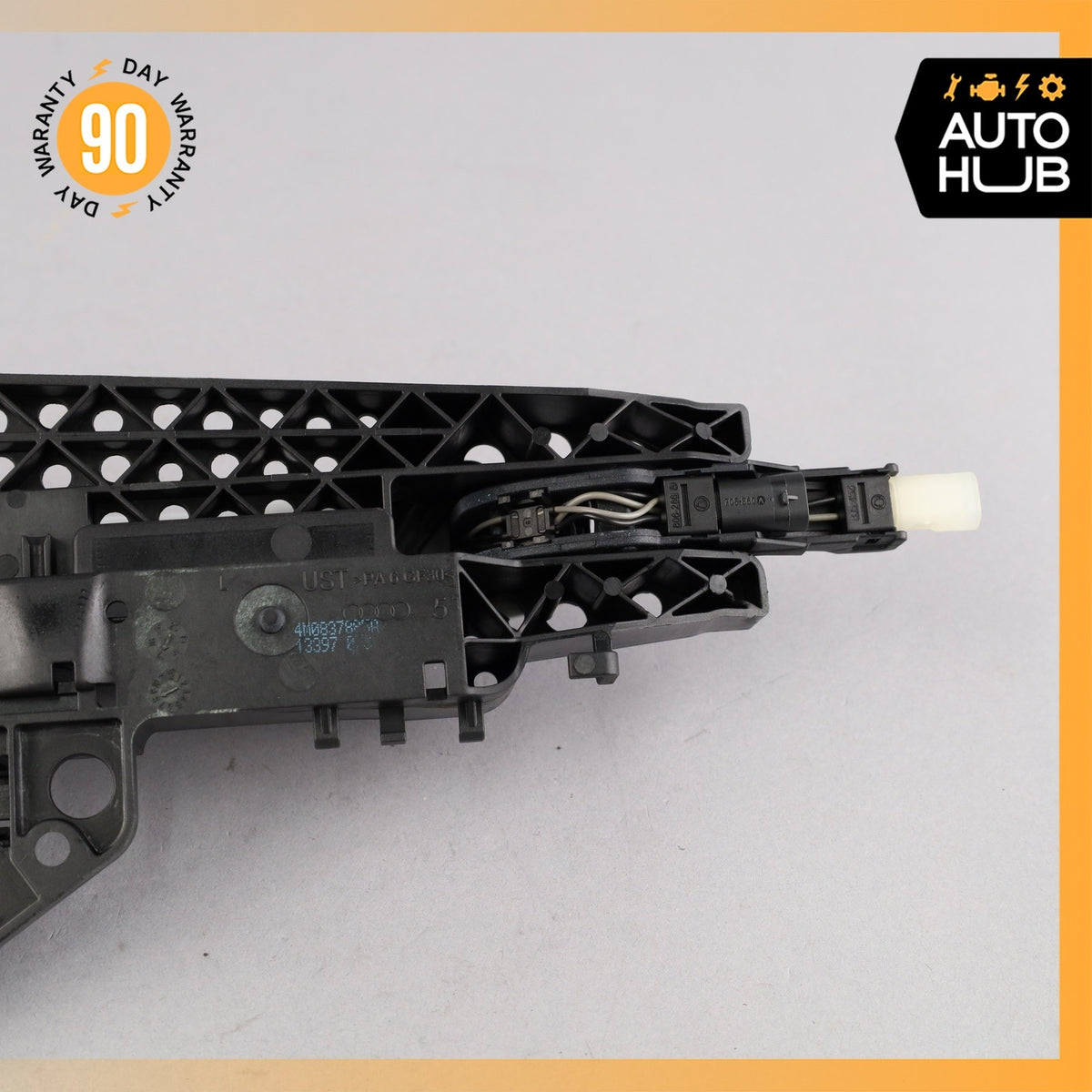 17-19 Audi 4M Q7 Rear Left Driver Side Exterior Door Handle White OEM 87k - photo 9