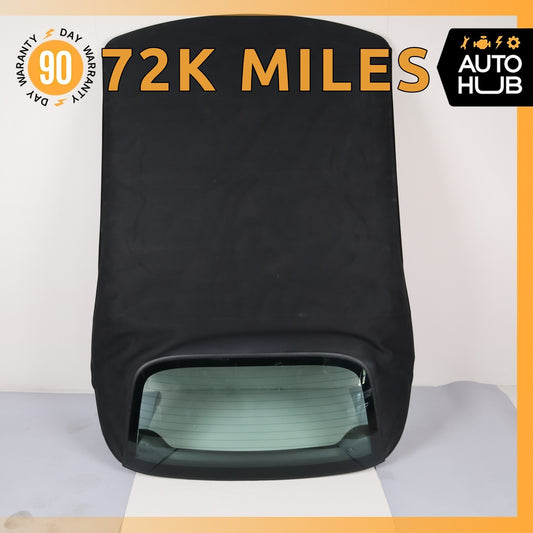 11-17 Mercedes W207 E350 E550 Convertible Soft Top Roof Black 2077700101 OEM 72k - photo 1