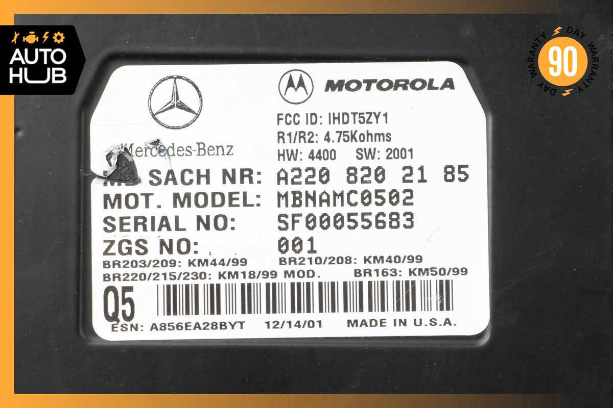00-06 Mercedes W163 ML500 SL500 Voice Command Control Module 2208202185 OEM - photo 8