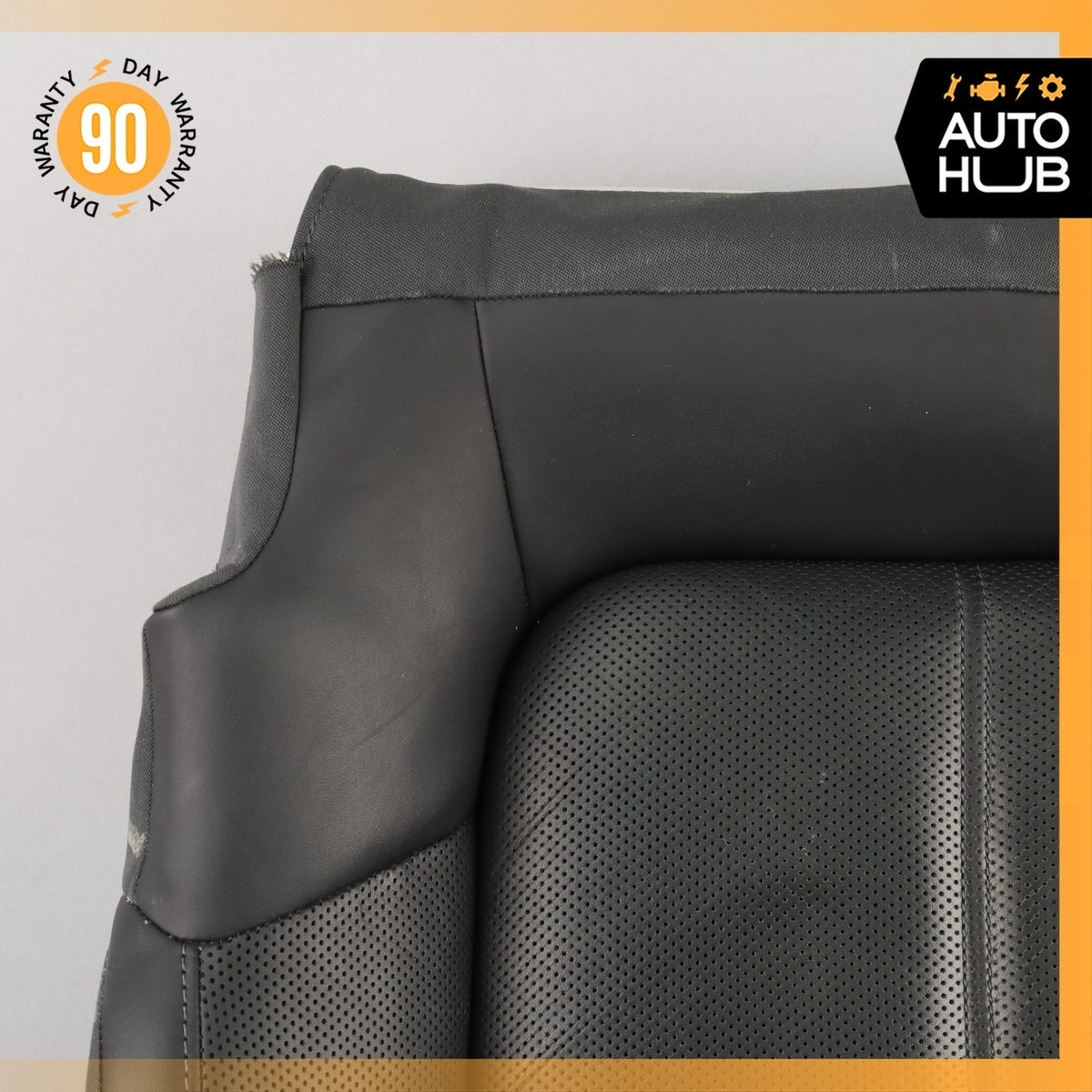 15-18 Porsche Macan 95B Front Left Lower Bottom Seat Cushion Leather Black OEM - photo 2