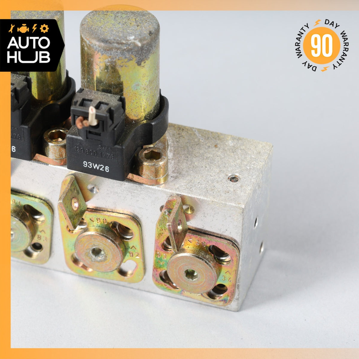 90-02 Mercedes R129 SL600 300SL Left Side Top Hydraulic Valve Block Solenoid OEM - photo 4