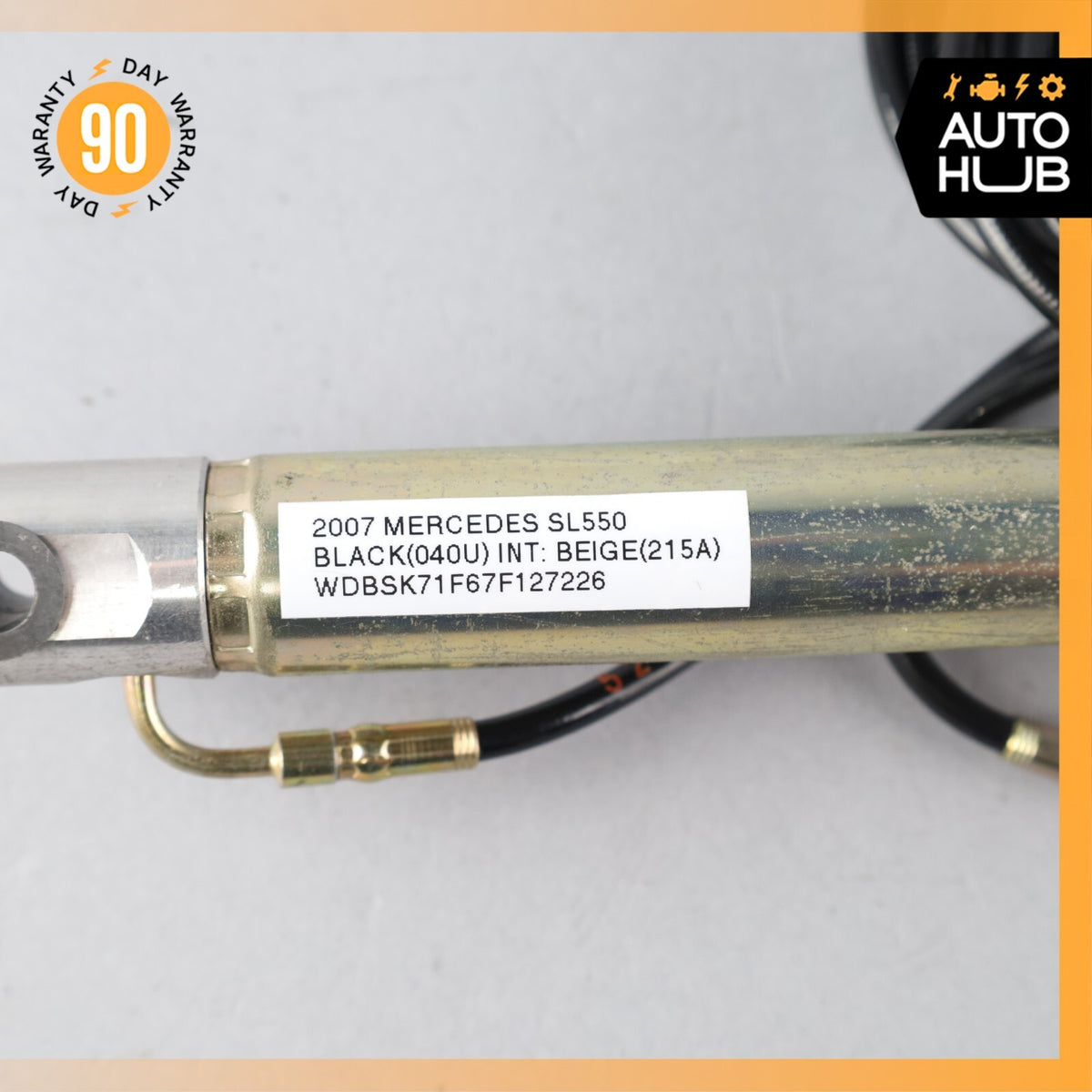 Mercedes R230 SL550 SL55 Convertible Top Main Drive Lift Cylinder Right Side OEM - photo 11