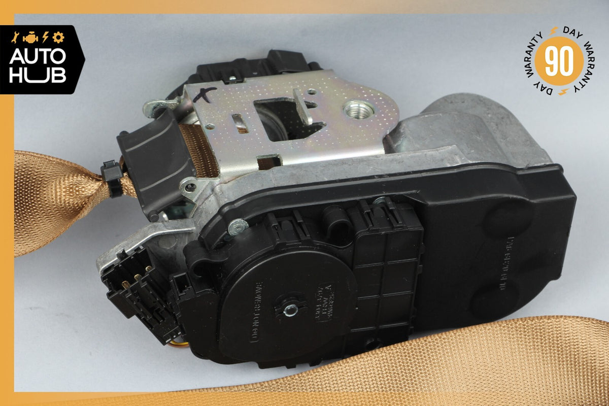 07-10 Mercedes W221 S550 S400 Seat Belt Front Right Side Brown 2218605485 OEM - photo 7