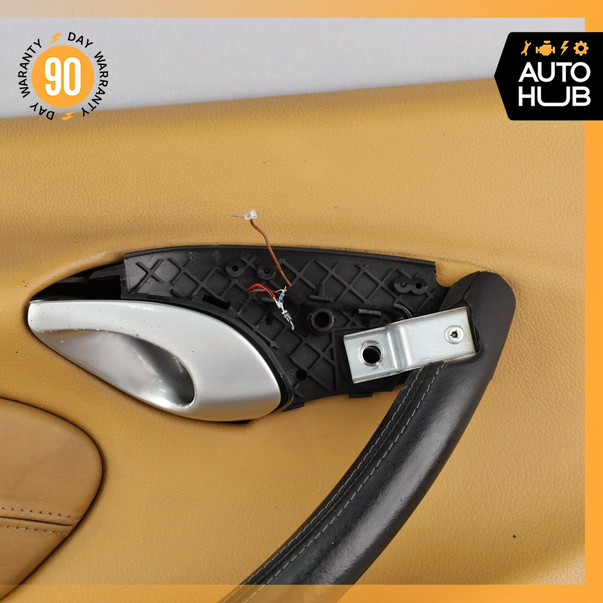 00-04 Porsche Boxster 986 Front Left Side Interior Door Panel Trim Beige OEM - photo 8
