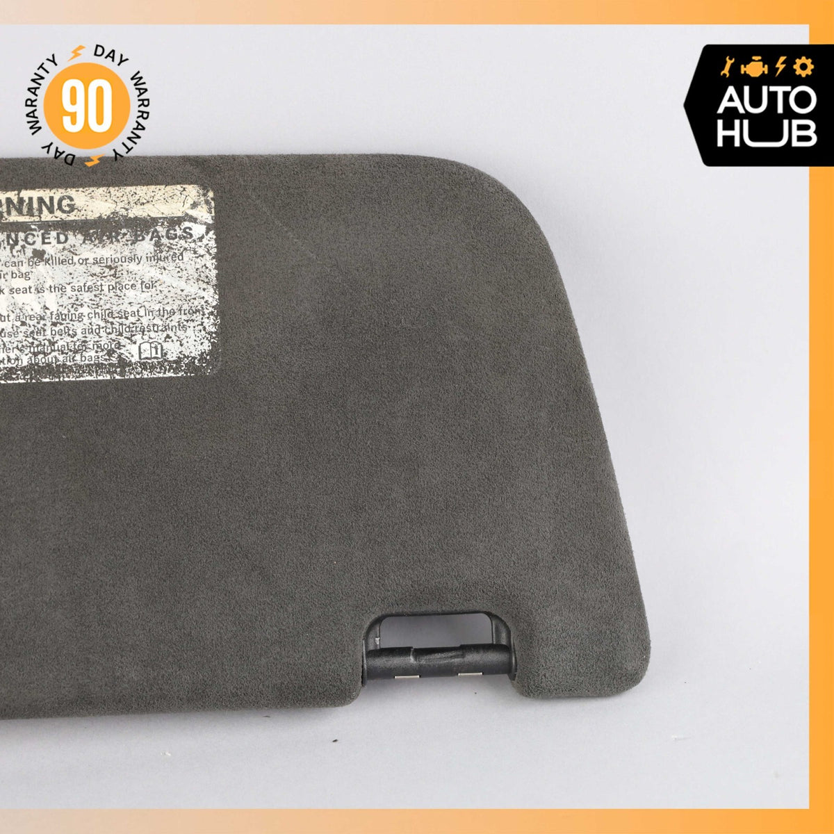 Mercedes W216 CL550 S600 Left Side Sun Visor Shade Sunvisor Black Suede OEM - photo 4